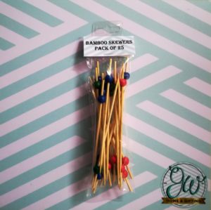 Assorted Colour Skewers (25PCS)
